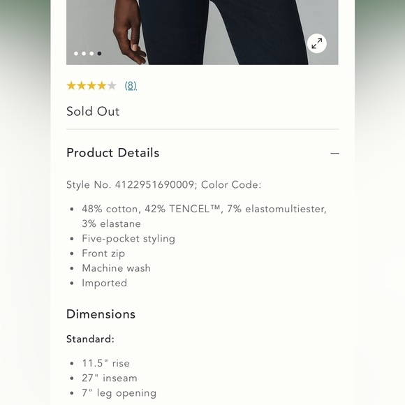 Anthropologie Pilcro NWT Jeans - Picture 9 of 9